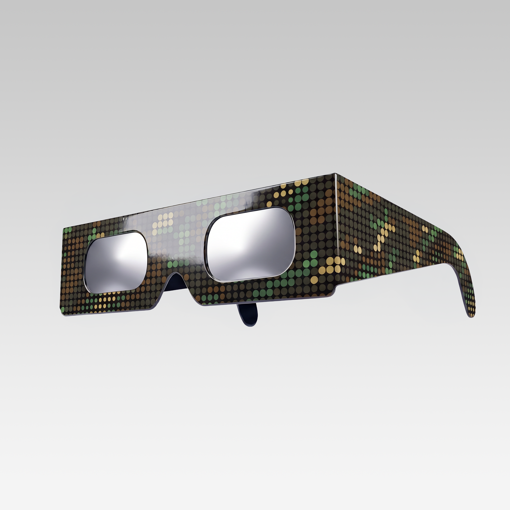 Solar Eclipse Glasses - Digital Camo
