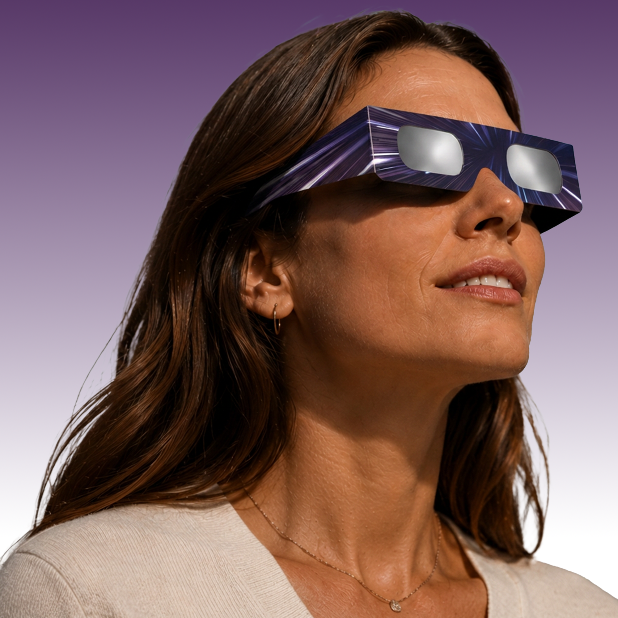 Solar Eclipse Glasses - Warp Speed