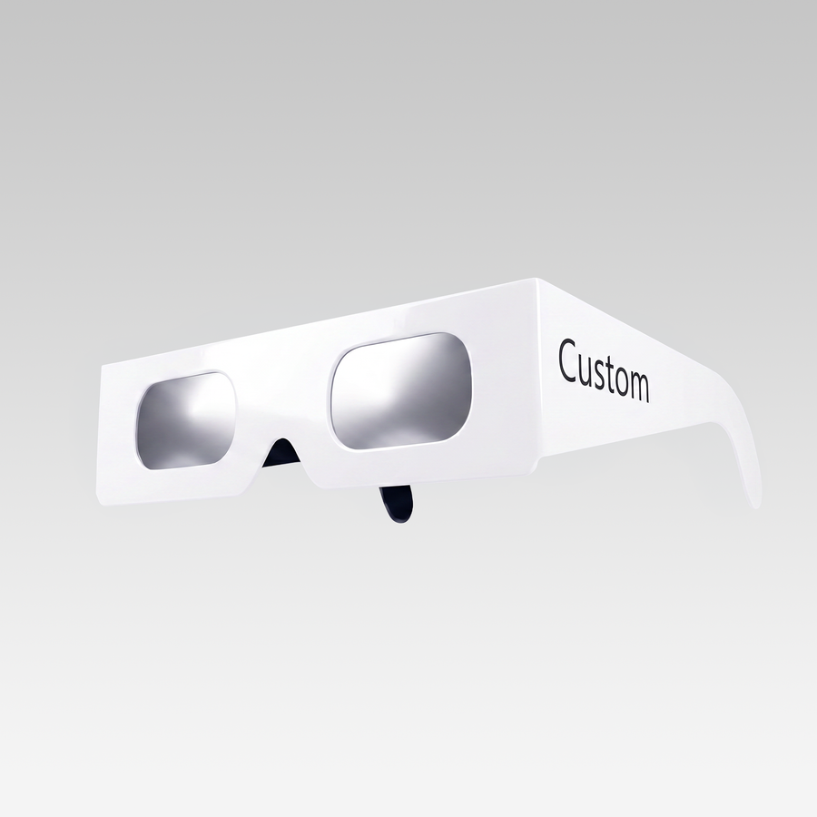 Custom solar eclipse glasses artwork layout