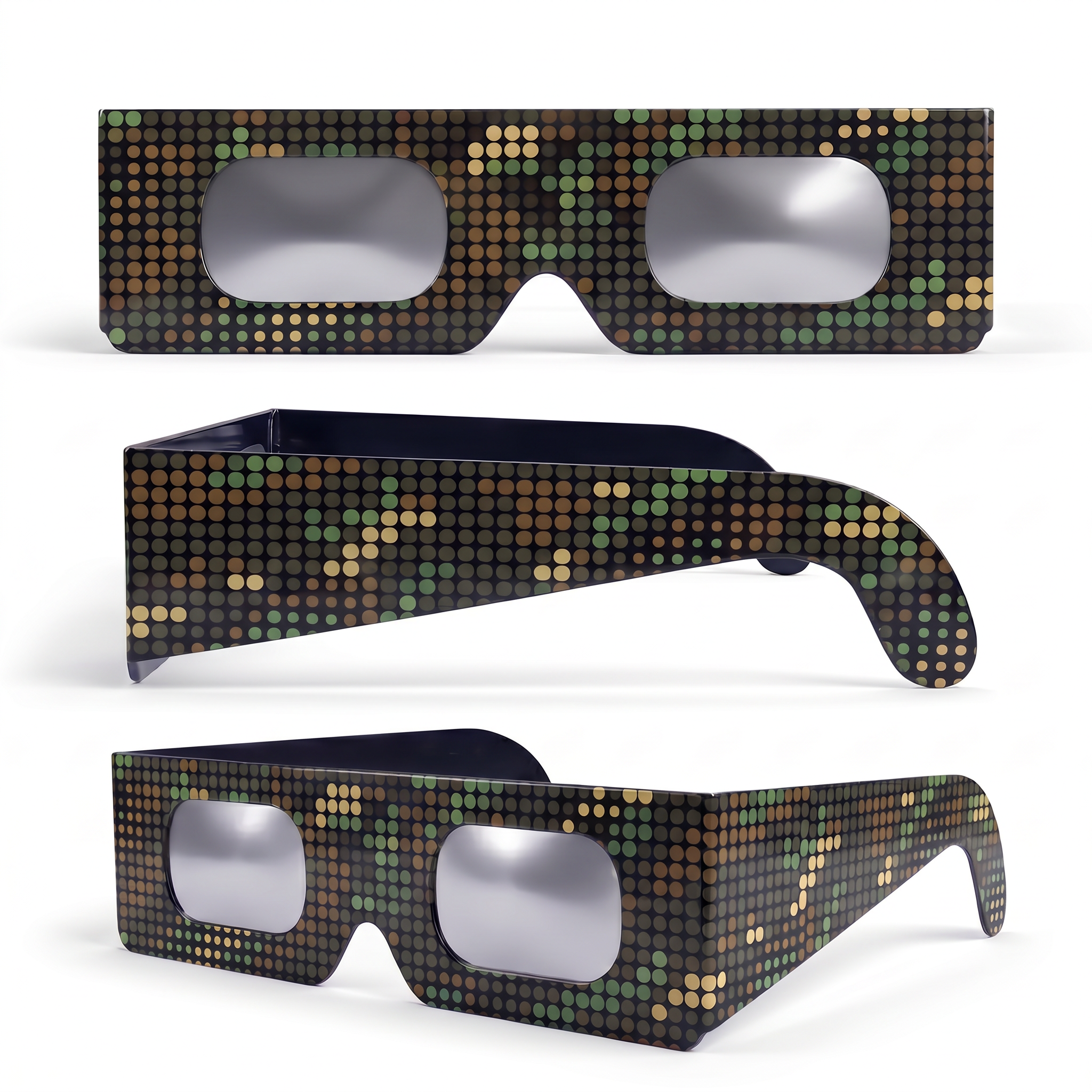 Solar Eclipse Glasses - Digital Camo